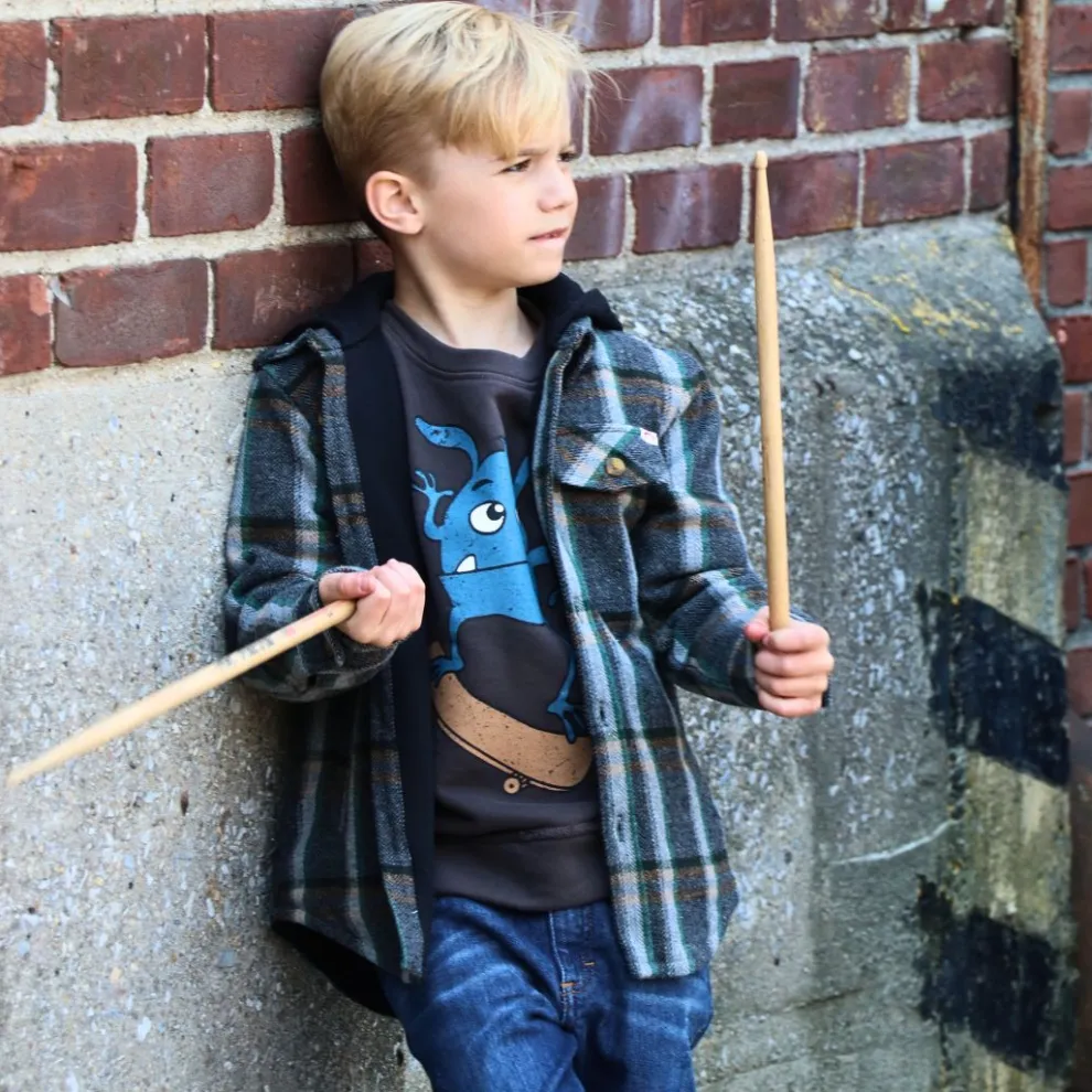 Glen Hooded Shirt