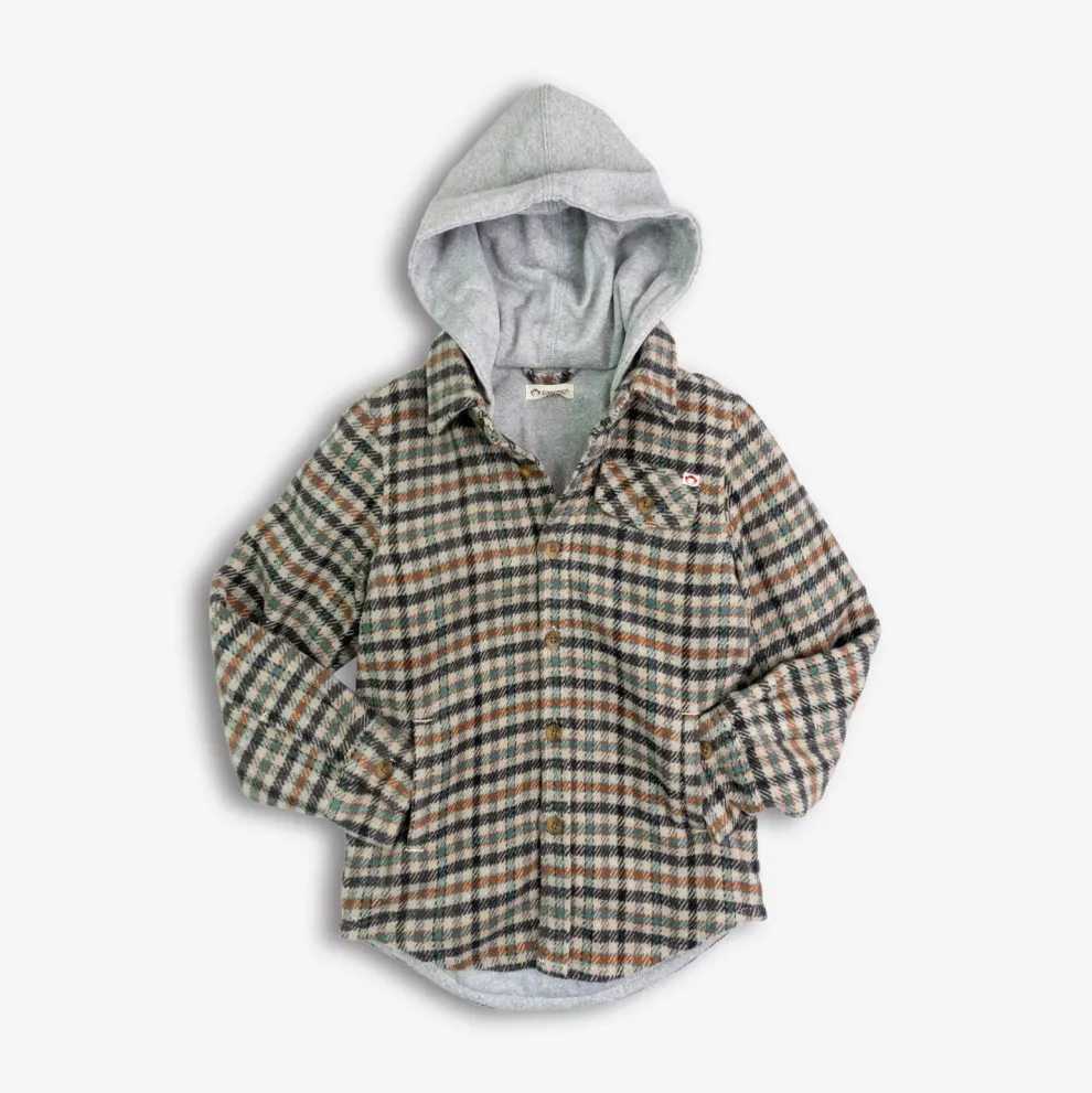 Glen Hooded Shirt