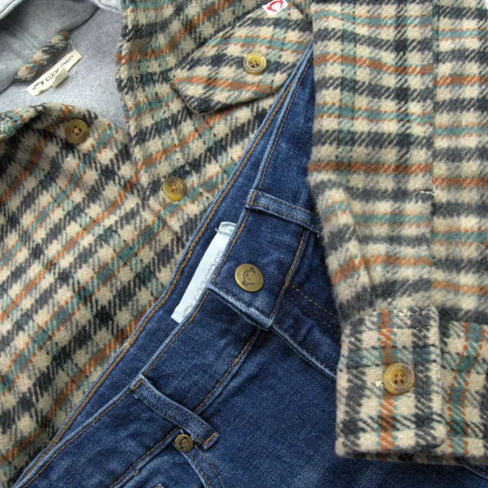 Glen Hooded Shirt