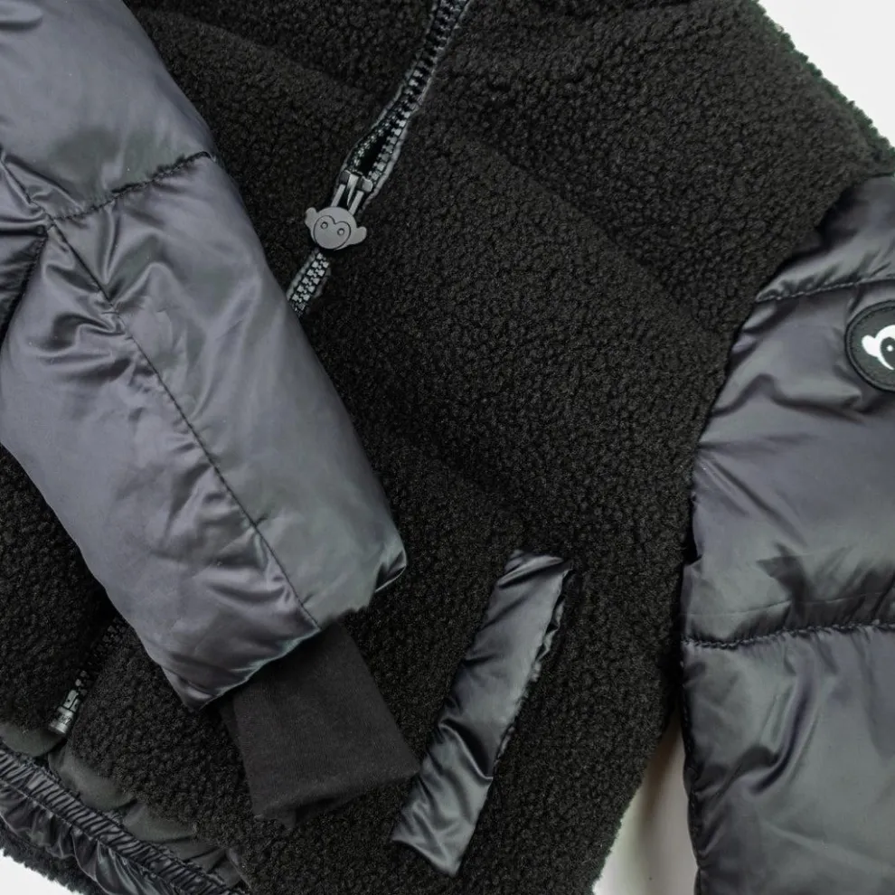 Teddy Cropped Puffer